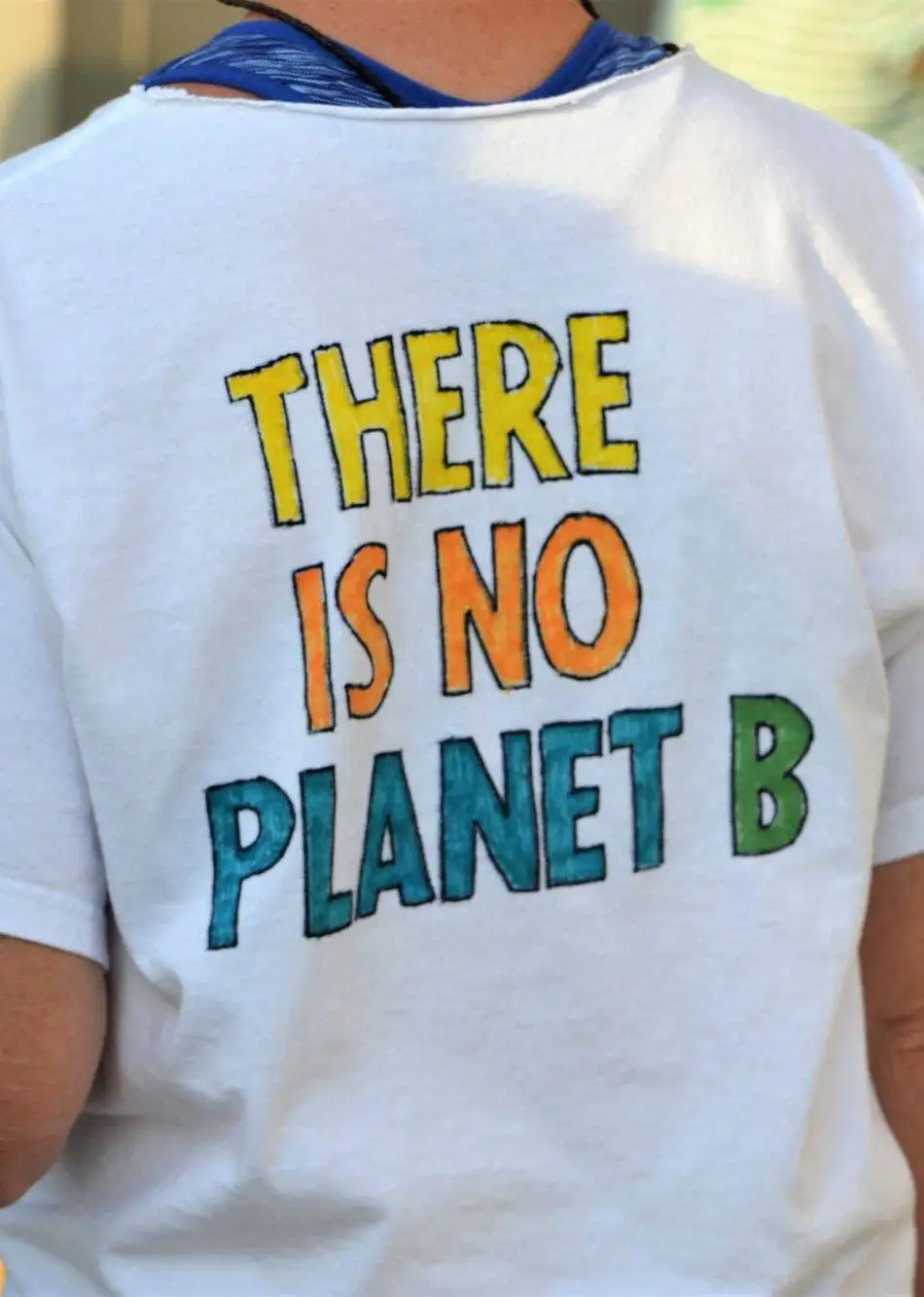 T-shirt with the words there is no planet B