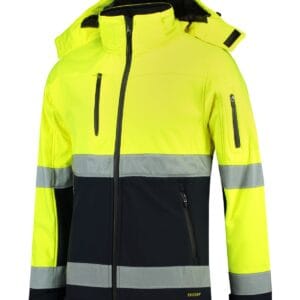 Bi-color EN ISO 20471 Softshell T52 – Softshell kurtka unisex